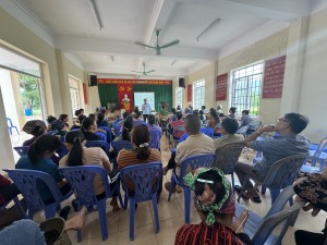 Xã Bằng Cả phối hợp với Trưng Tâm công tác Xã hội tỉnh Quảng Ninh tổ chức Hội nghị tập huấn kỹ năng phòng ngừa tội phạm mua bán người